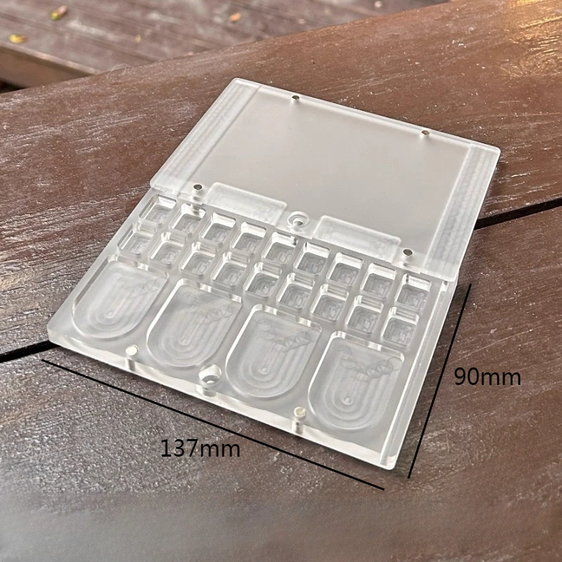 Empty Acrylic Watercolor Palette Travel Portable Painting Book Matching Watercolor Paint Box Artist Painting Art Supplies