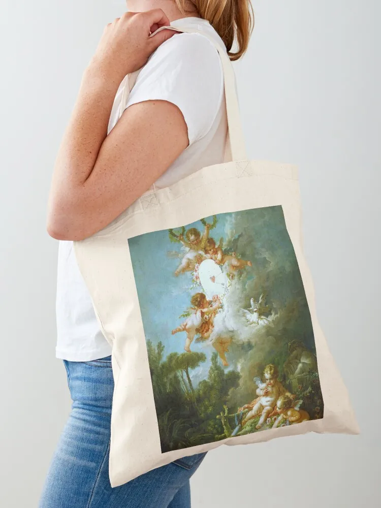 

Franois Boucher Cupid's Target Tote Bag tote bag custom tote bags men Canvas bag university shopper