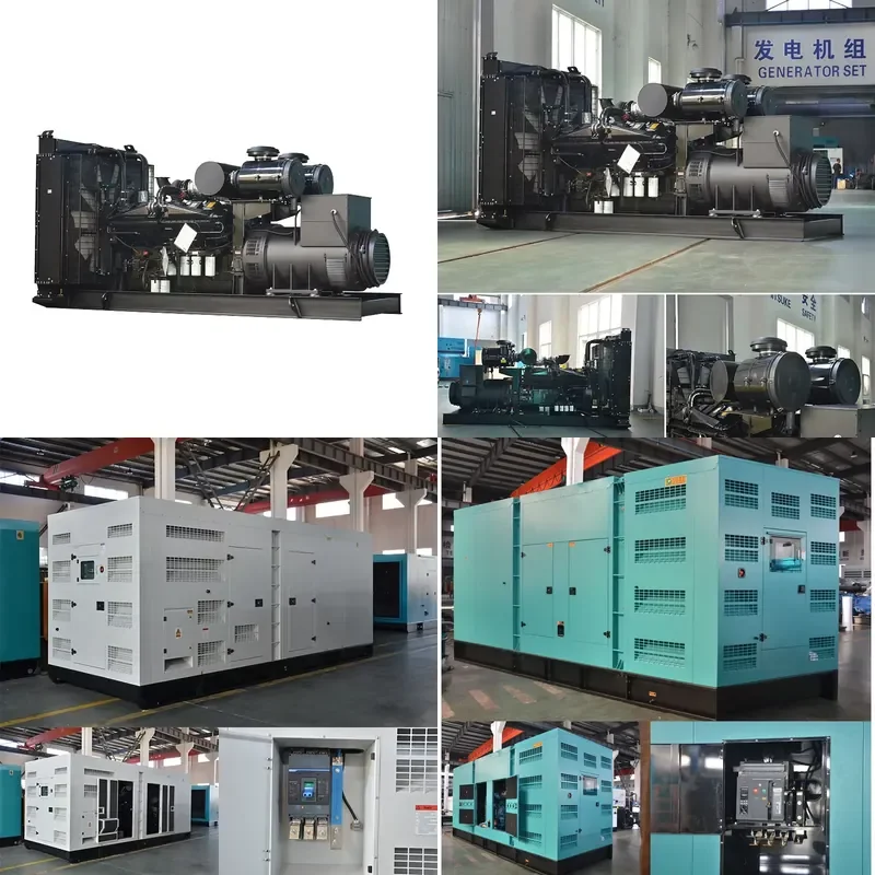 For Silent Generators 900kva 720kw 50HZ 400V Super Silent Type ATS Dynamo Gensets Price Factory Direct Sales