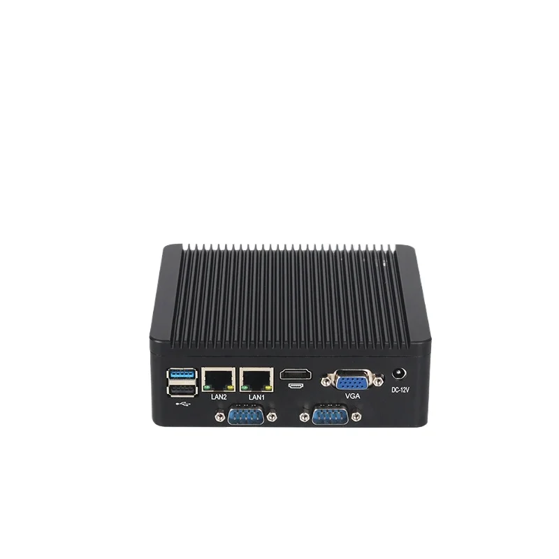 

Dual network mini host industrial low power consumption high performance N2840 industrial computer supports RS232 serial port