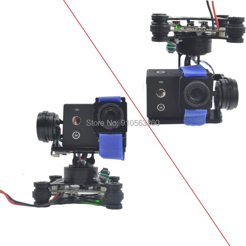 

3 Axis Gimbal Storm32 BGC Lightweight Brushless Gimbal W/ Motors Free Debug 3-4S For Gopro3 Gopro4 SJ4000 Xiaoyi Camera DIY FPV