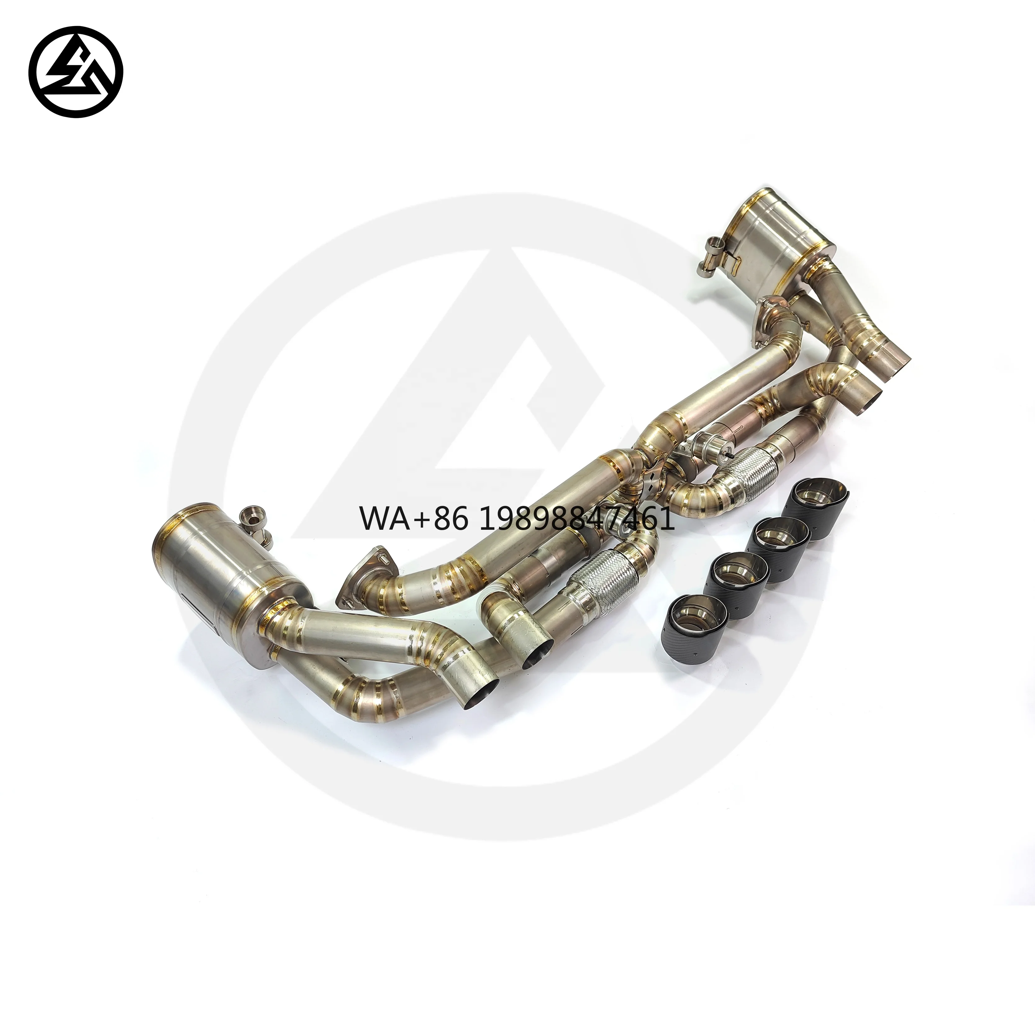 

Titanium Exhaust for Porsche 911 991.1 Carrera/Targa 3.4L 3.8L 2012-2015 Valved Muffler Axle Back Exhaust Catback