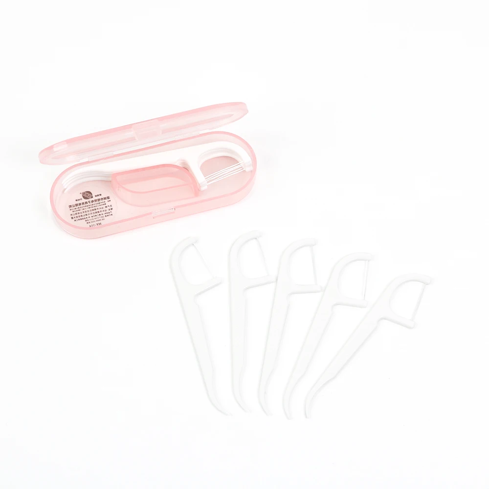 30box Floss Toothpick Set Plastic Interdental Brush with Storage Case Reusable Dental Floss Portable Teeth Flosser Cleaner