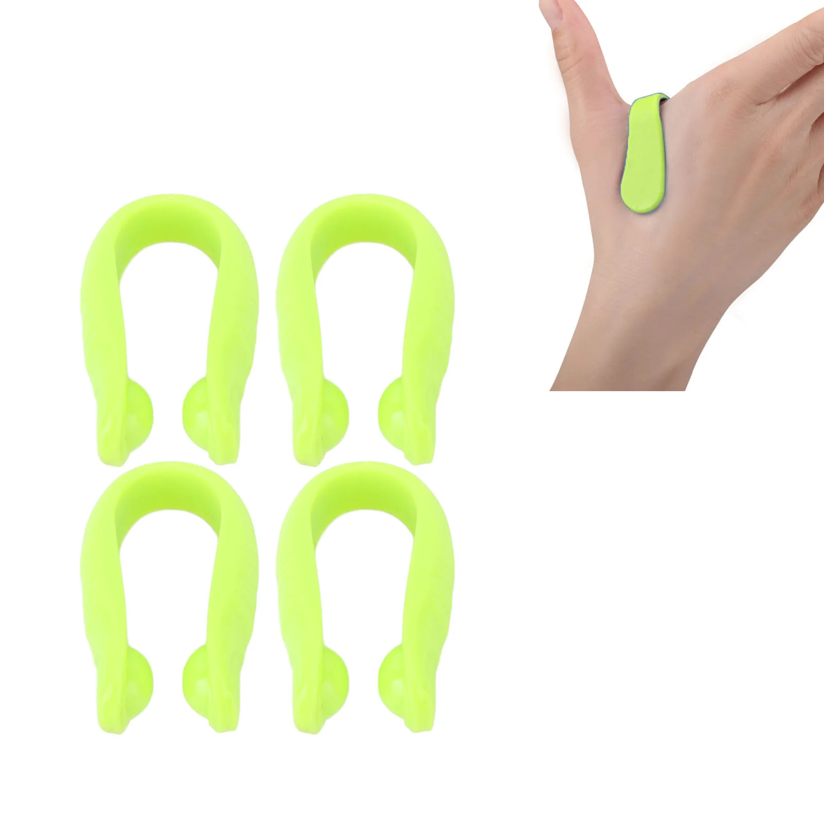 4pcs Hand Pressure Point Clip Stress Reduction Wearable Tension Relief Acupressure Clip Migraine Relief Clip Hand Care