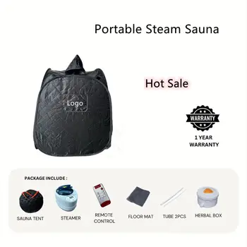 Černá parní sauna, domácí koupel pro zdravé tělo, 3,0litrový černý parní generátor, výkon 1500 W 10 nejlepší prodej napařovací stroj na tělo - №4