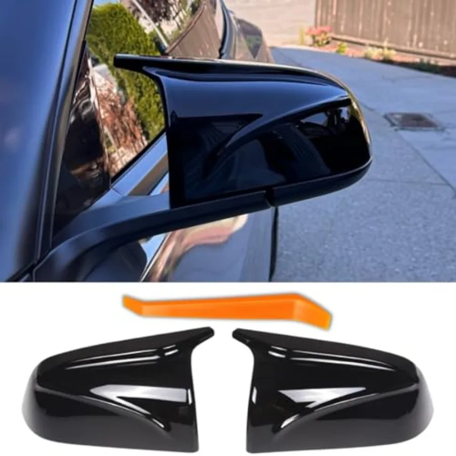Car Side Mirror Caps for 2018-2025 Model 3 Accories Passenger Driver Side View Exterior Mirror Covers Replacement Automotive Bo