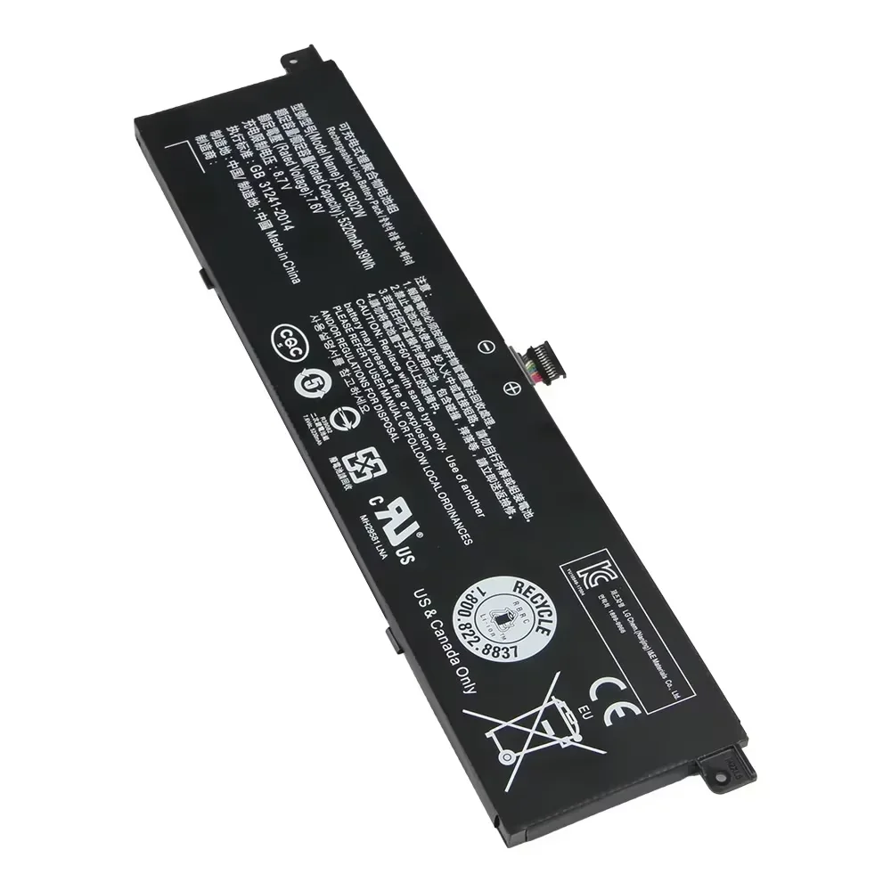 Replacement Battery R13B02W R13B01W For Xiaomi Mi Notebook Air 13 13.3'' 161301-01 High Quality Batteries 5320mAh With Tool