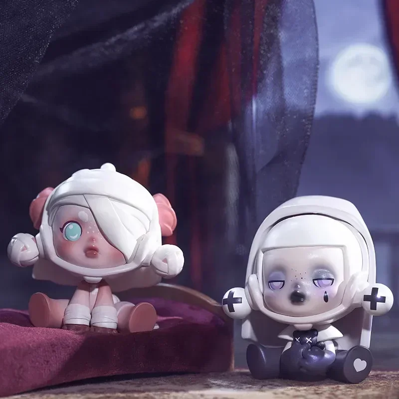 POP MART SkullPanda Ancient Castle Serie Original Blind Box Mystery Box Guess Bag Toys Doll Cute Anime Figure Desktop Ornaments