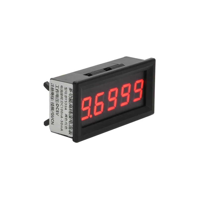 BY539A 5-bit microampere high-precision digital ammeter ±0.1UA-30.0000mA/300.000MA/3MA/3A/300.000UA/30A Communication RS485