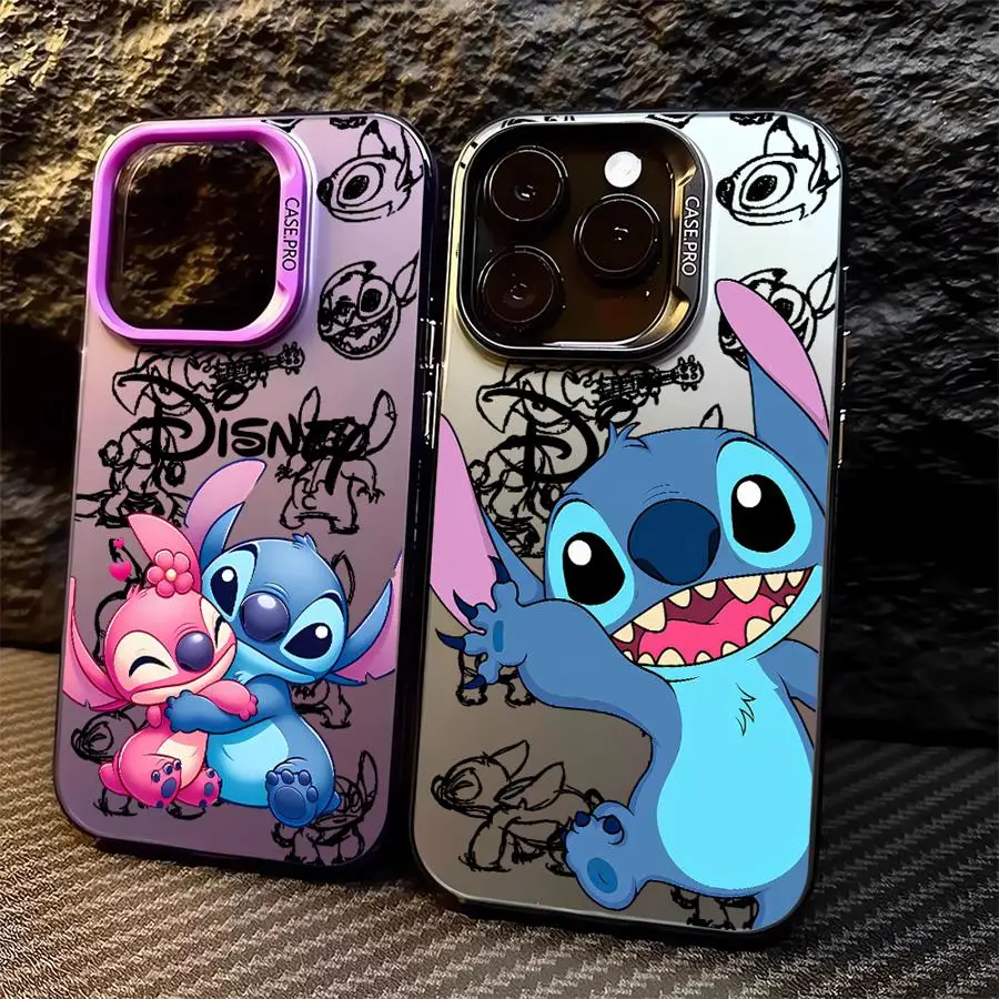 Disney Cartoon Stitch Handyhülle für iPhone 12 Pro 16 15 Plus XR 13 XS Max 14 Pro X 11 Pro Max 11 Pro TPU Rückseite Soft Cover