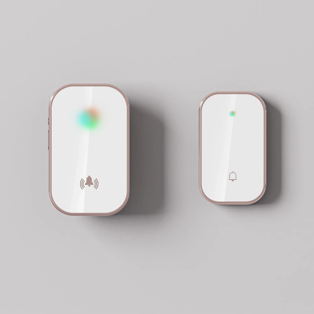 【Superdeals】Smart Wireless Doorbell 300M Range Home Welcome Door Bell 38 Songs Melodies Distinction Doorbell Chime