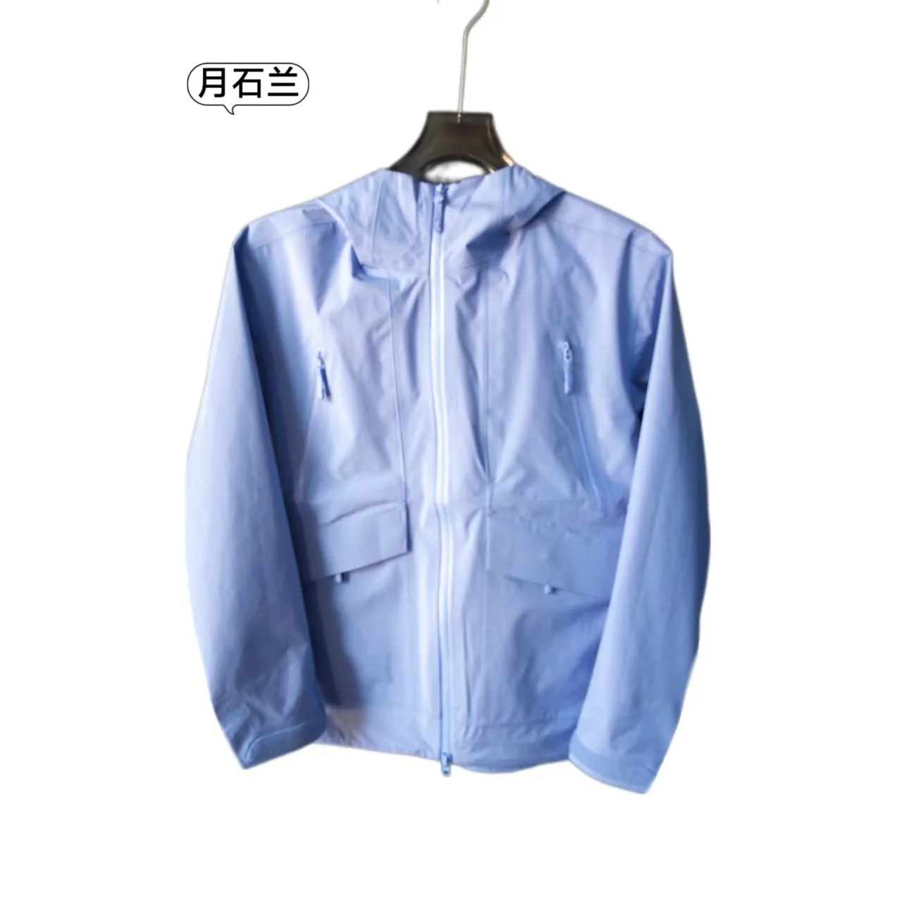 Women's Three-layer Rubber-pressed Jacket Multi-pocket Outdoor Sports Waterproof Breathable Mountaineering Jacket