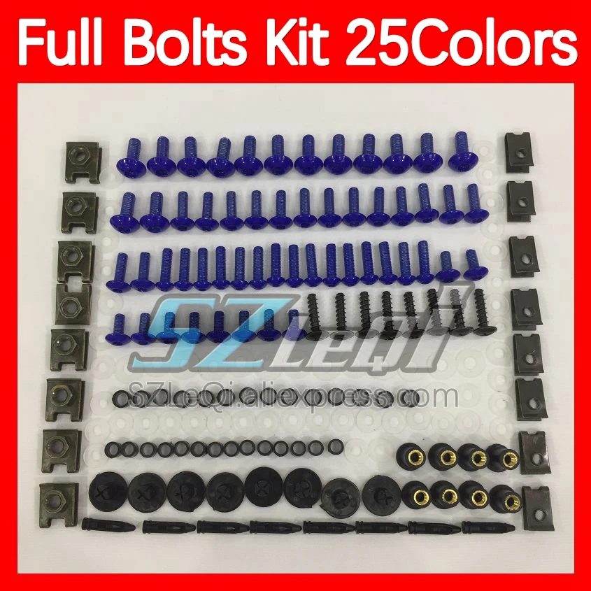 Fairing Bolts Full Screw Kit For DUCATI 748 853 916 996 998 1995 1996 1997 1998 1999 2000 2001 2002 Body Bolt Screws Nuts 268ps