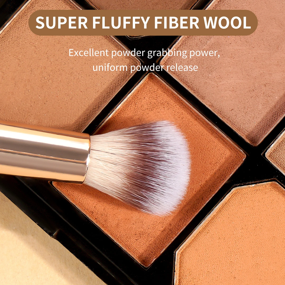 MAANGE 5 قطع فرش مكياج مزدوجة الرأس مع حقيبة تخزين متعددة الوظائف كريم الأساس المخفي السائل كريم مزج أدوات التجميل