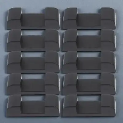 

10Pcs Stable Durable Jewelry Rack Bases Unique Design Compact Size Easy Removal