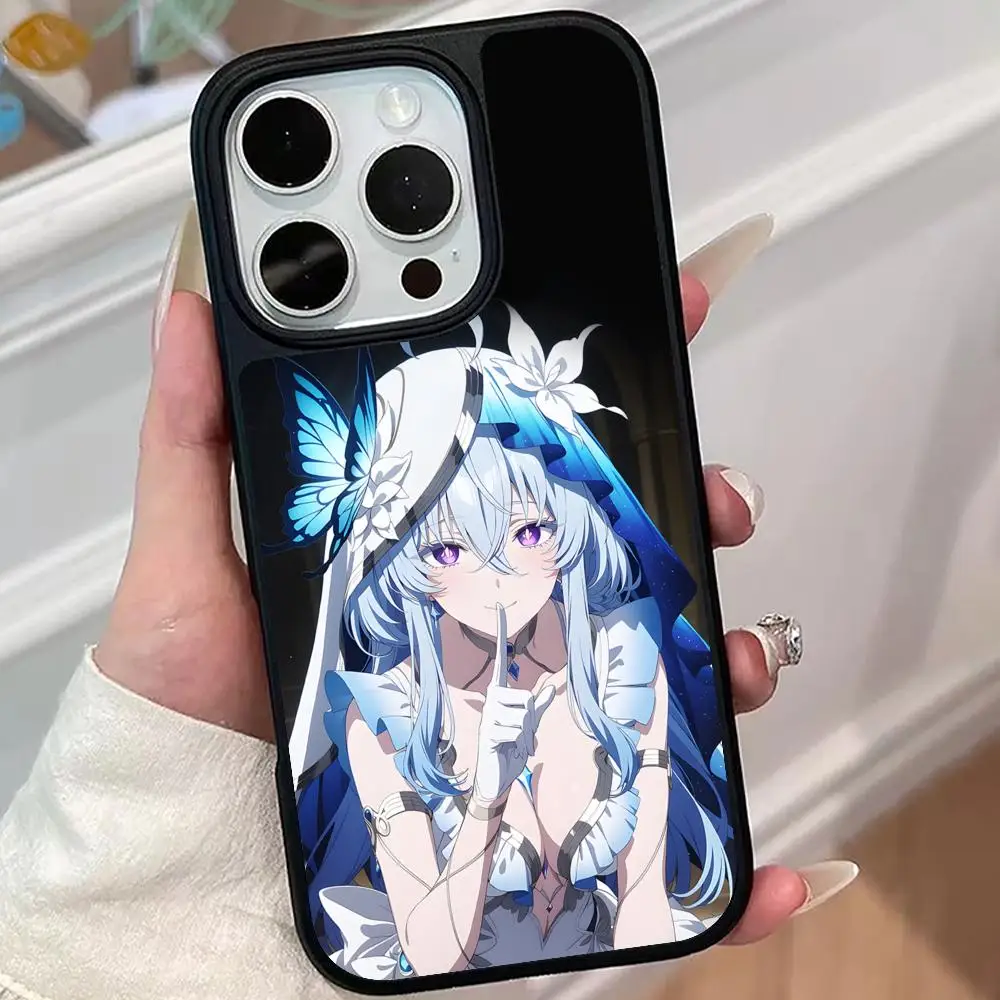 

Чехол для телефона Wuthering Waves Shorekeeper для iPhone 17, 16, 15, 14, 13, 12, 11 Air Pro Max Plus, цветной чехол с матовой поверхностью, красивый чехол