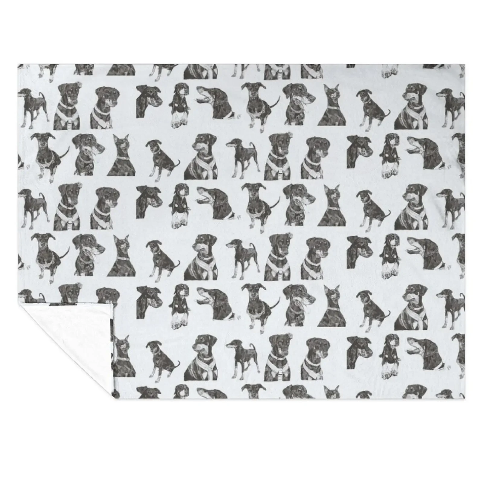 

Doberman Collection Throw Blanket Baby Softest Multi-Purpose Hair Blankets