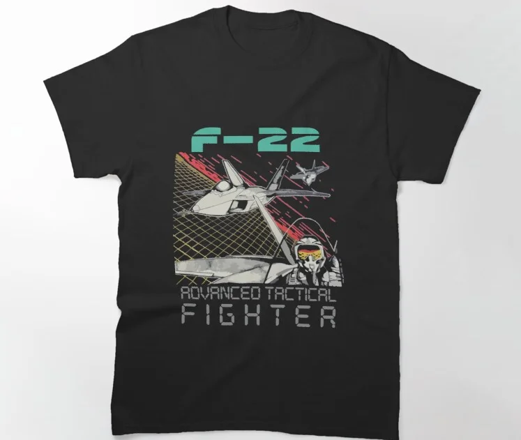 F-22 Advanced Tactical Fighter Jet Men T-Shirt Short Sleeve Casual 100% Cotton O-Neck Shirt