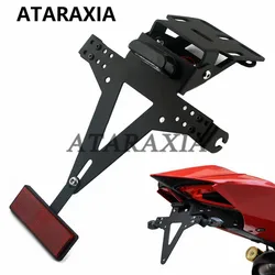 Motorcycle Adjustable Angle License Number Plate Frame Holder Bracket For Yamaha Yzf R1 R3 R6 R15 R25 Fz6 Mt-07 Mt 07