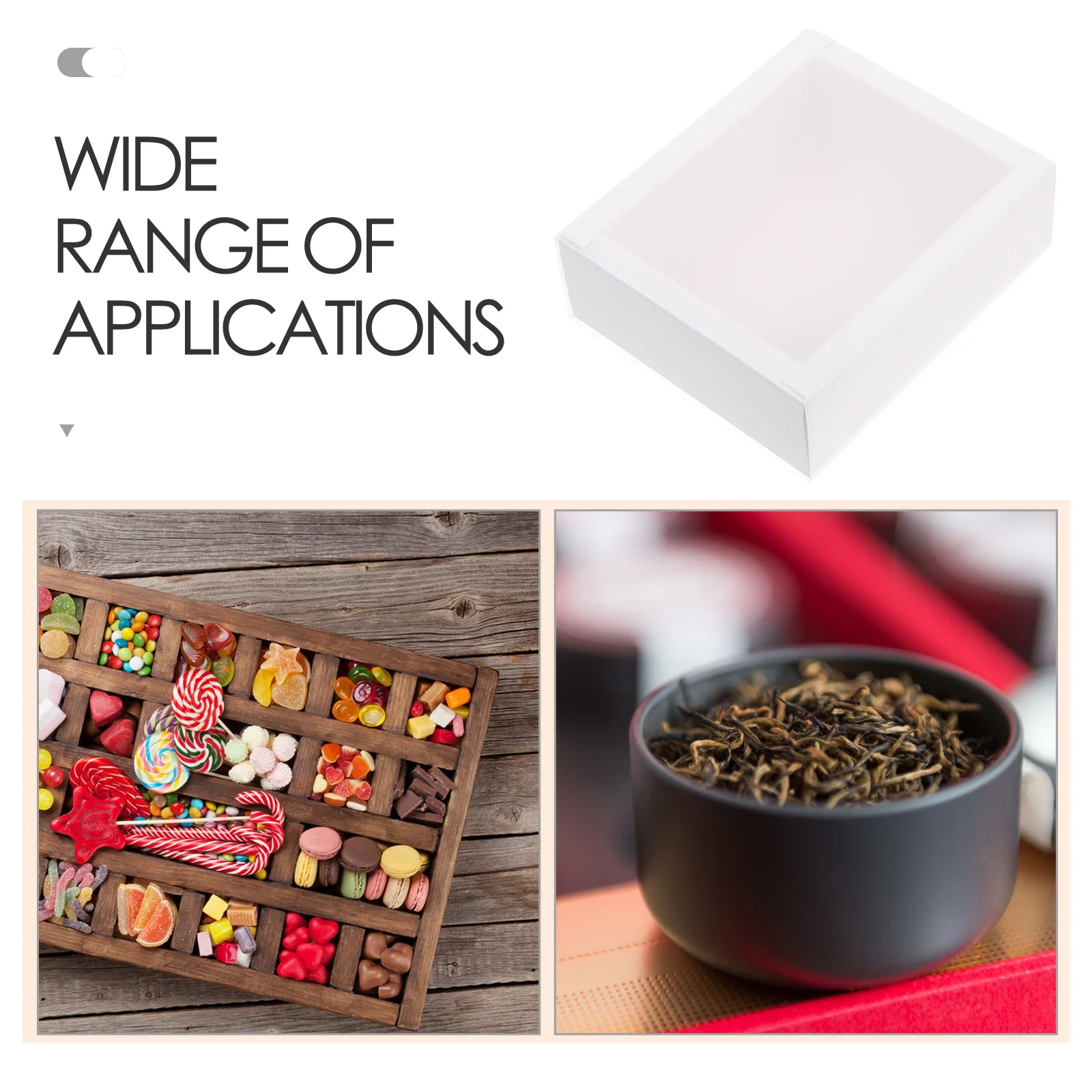 

10Pcs Tea Box with Drawer Modern Chic Favor Boxes for Weddings Birthdays Corporate Functions Paper Drawer Box Pull Out Tea