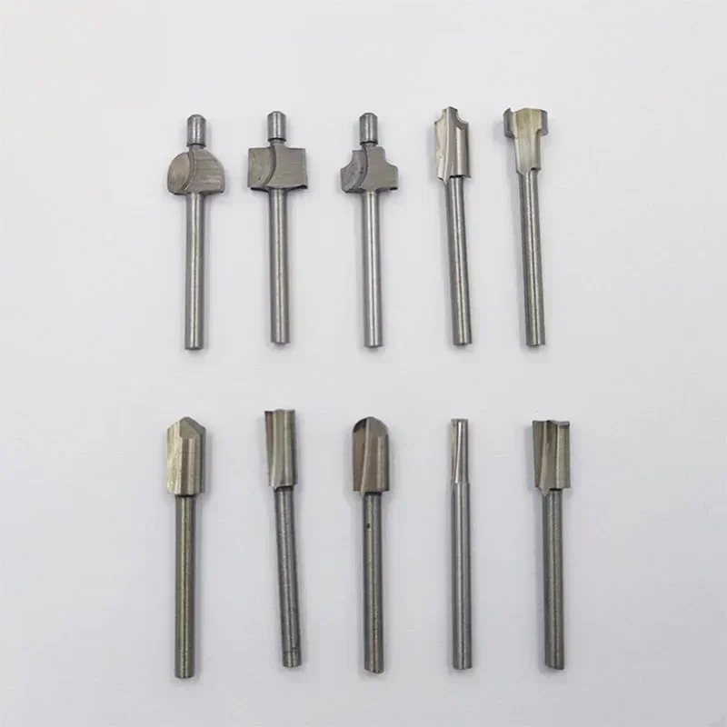 

10 шт./компл., высокоскоростные стальные вращающиеся фрезы, инструменты для резьбы по дереву, камню, металлу, фреза, деревообрабатывающий резной нож, инструменты