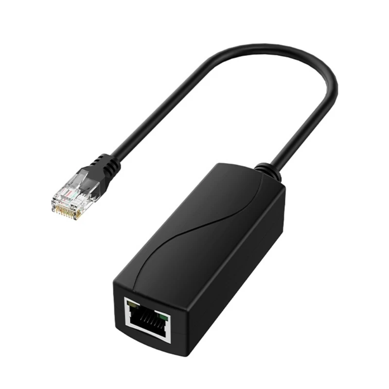 Professional 48V 24V Poes Step Down Module Gigabit Infrastructures Support Stable PVC Construction for Enterprise F19E