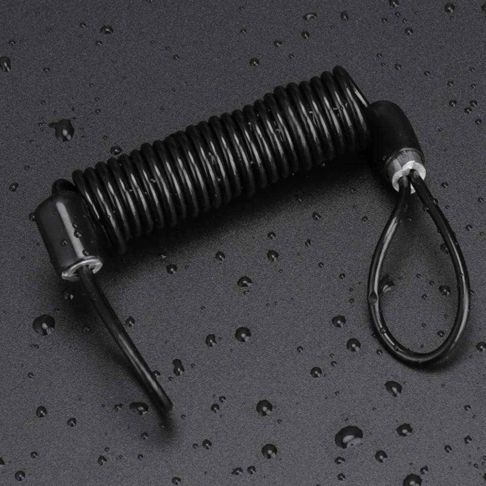 Brand New Hot Sale Nice Brake Disc Lock Cable Rope 120cm Alarm Brake Disc Lock Bicycles Coil Cable  Brand New Hot