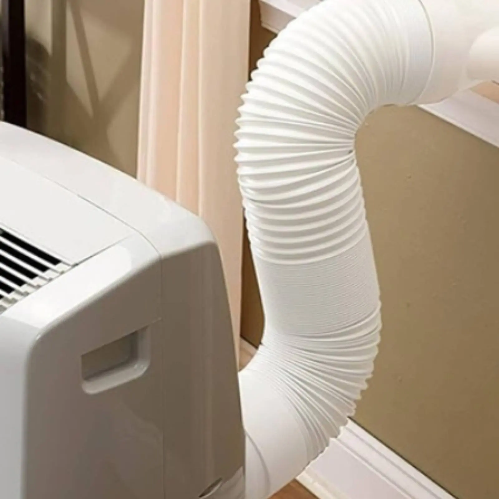Portable Air Conditioner Exhaust Hose Stretchable Portable Air Conditioning Hose Flexible Air Conditioning Duct Tube Heat