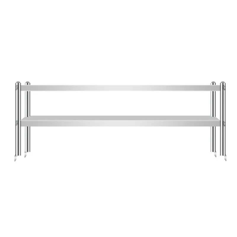 LH Stainless Steel Workbench Commercial Kitchen Operation Countertop Table Shelf