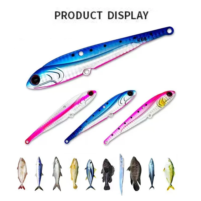 

AS VIB Fishing Lure Bait 70g Metal Jig Sinking Sea Fishing Pesca Spinner Bait Boat Fishing VIBRATION Tuna Grouper Leurre Bait