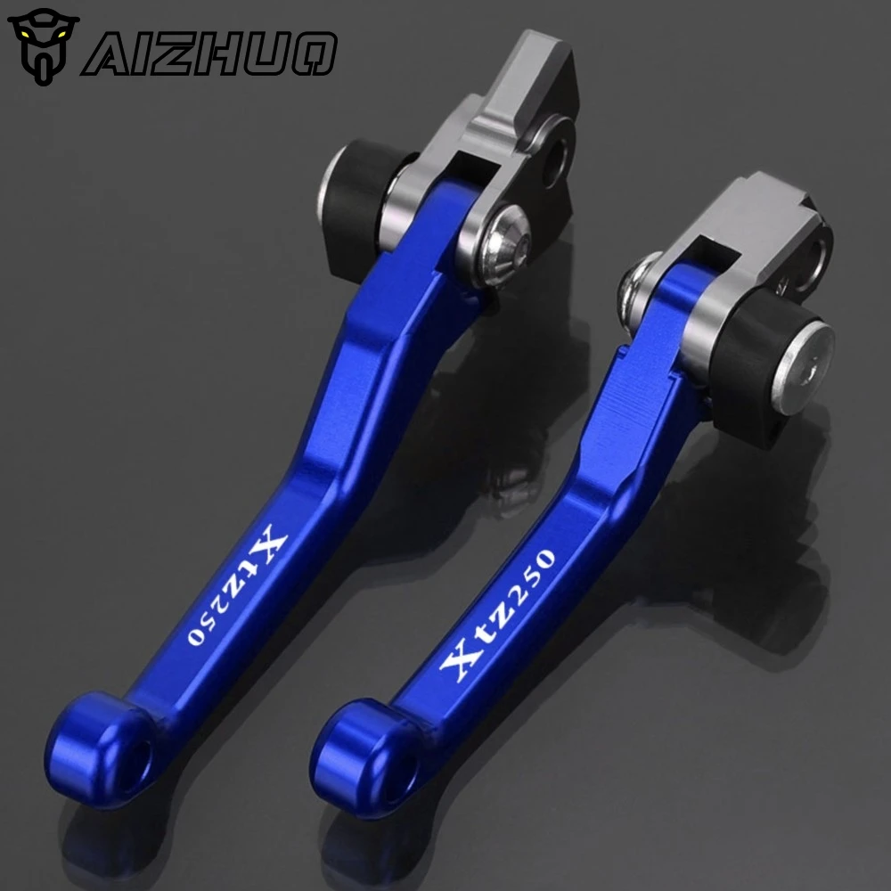 

For YAMAHA XTZ250 XTZ 250 2006-2017 2016 2015 Off-Road Pit Dirt Bike Motocross Aluminum Folding Pivot Brake Clutch Levers Handle