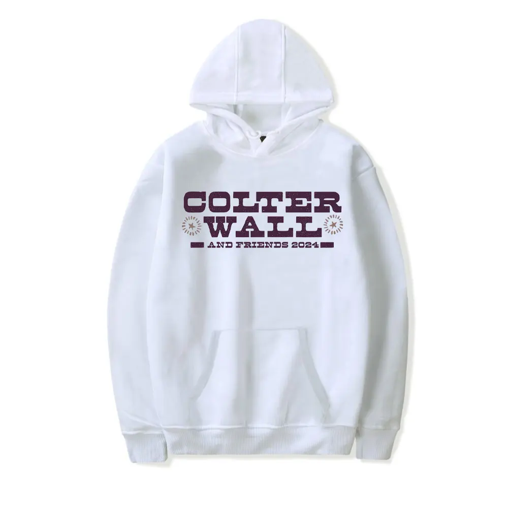 Colter Wall And Friends Tour 2024 Hoodie Sweatshirt Men/Women Singer Tour Pullover Hooded Long Sleeves Sweater