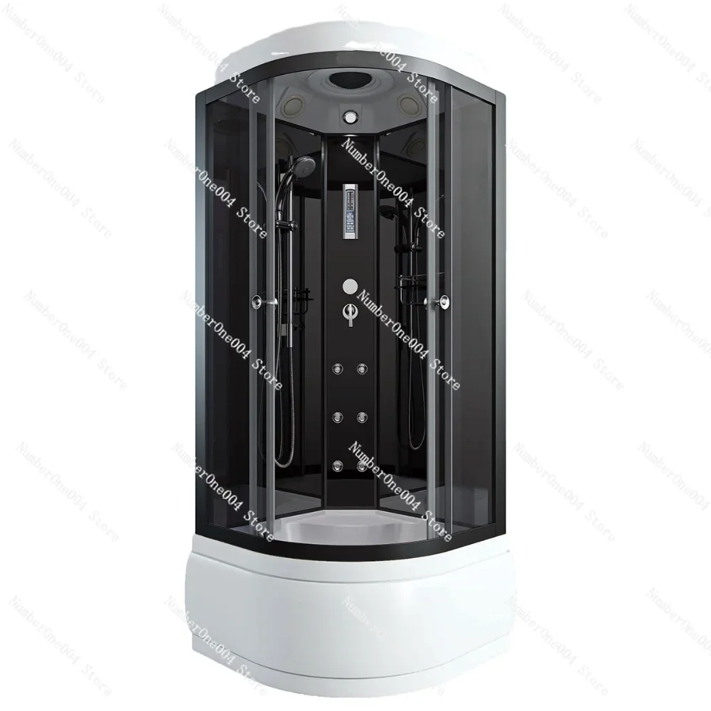 

European Style Glass Bathroom Steam Bath Shower Cabin with Control Panel