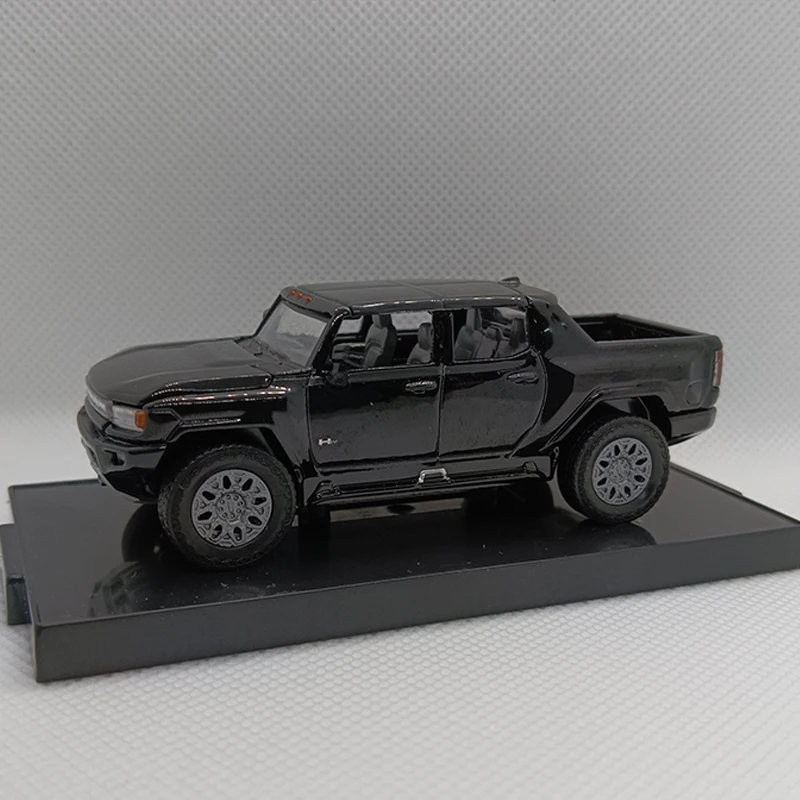 1:64 Scale Diecast Alloy 2024 GMC Hummer EV Off-road Vehicle Toys Cars Model Black Classics Adult Souvenir Gifts Static Display