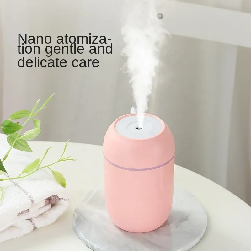 300ML USB Ultrasonic Aroma Essential Oil Diffuser with Colorful Light for Bedroom Home Fragrance oil Humidifier essential oil