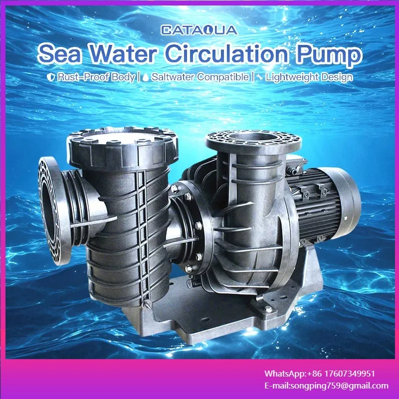Seawater-Ready Low Noise Prawn Farming Water Pump for Pumping Live Prawns with Thermal Protection Submersible Pump