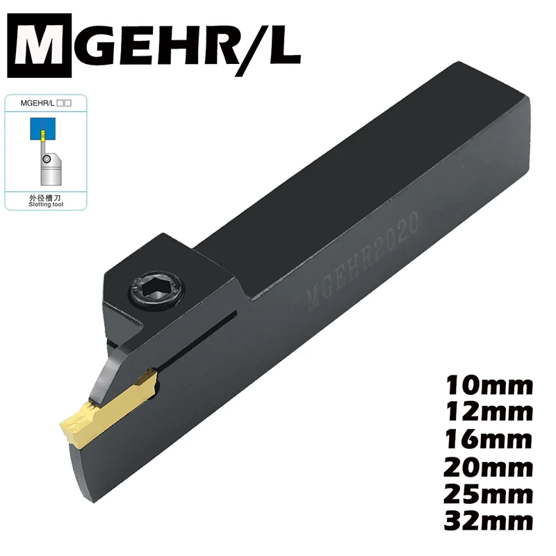 

1PCS MGEHL MGEHR1212 MGEHR1616 MGEHR2020 MGEHR1010 MGEHR2525 MGEHR3232 -1.5/2/2.5/3/4/5/6 CNC Lathe Turning Tool Holder