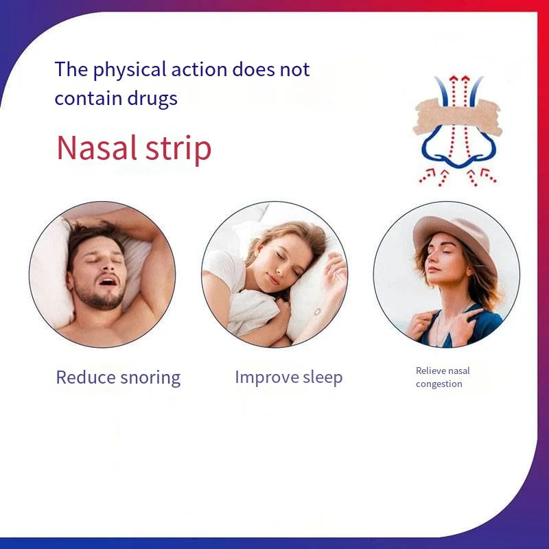 30pcs Breathable Nasal Strips Sticker For Anti-snoring Breath Stickers Reduce Snore Aid Relieve Nasal Congestion & Better