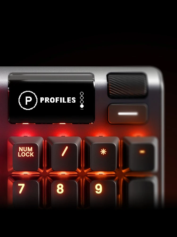 Imagem -03 - Teclado Mecânico Ajustável Retroiluminado sem Fio Steelseries Apex Pro Tkl 2023 Rgb