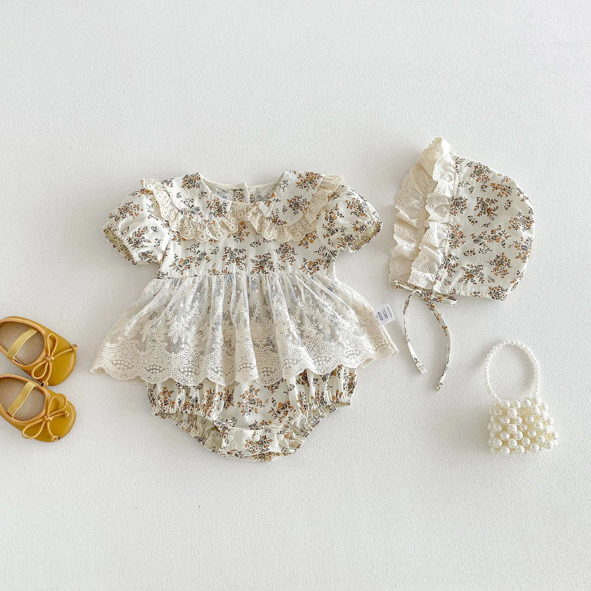 novo-macacao-estampado-de-desenho-animado-para-bebes-meninas-com-chapeu-roupa-de-festa-de-aniversario-fofa-para-recem-nascidas-e-criancas-0-2-anos