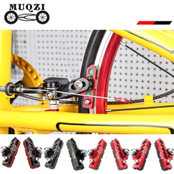 MUQZI Bike Brake Pads For Aluminum Alloy & Carbon Wheel Brake Shoes MTB Road Folding Bicycle Brake Pad Extend Adapter