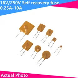 20PCS Direct insertion PPTC self recovery fuse 16V/250V 0.1/0.2/0.3/0.4/0.5/1A/2A/3A/5A-11A