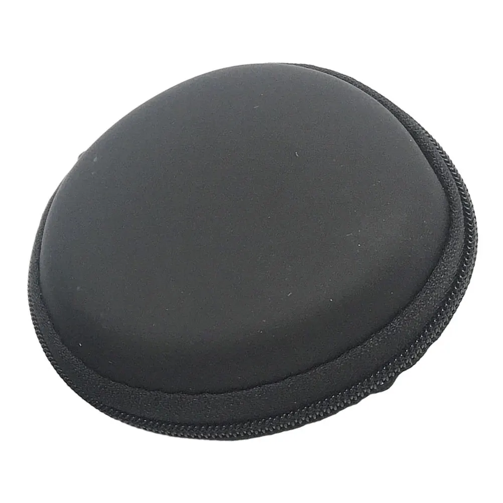 

1pc Thumb Piano Black Eva Cotton Bag Finger Piano Bag Portable Kalimba Storage Box With Mesh Layer Smooth Zipper Travel Pouch