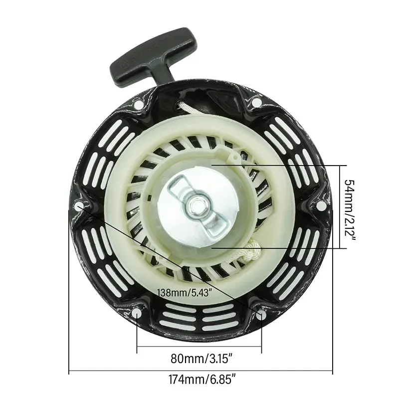 Imagem -06 - Lusqi Pull Starter Assembléia Recoil Start Substituição para Honda 196cc 212cc 6.5hp 7hp Ohv Gerador de Cortador Grama do Motor Reparação Parte