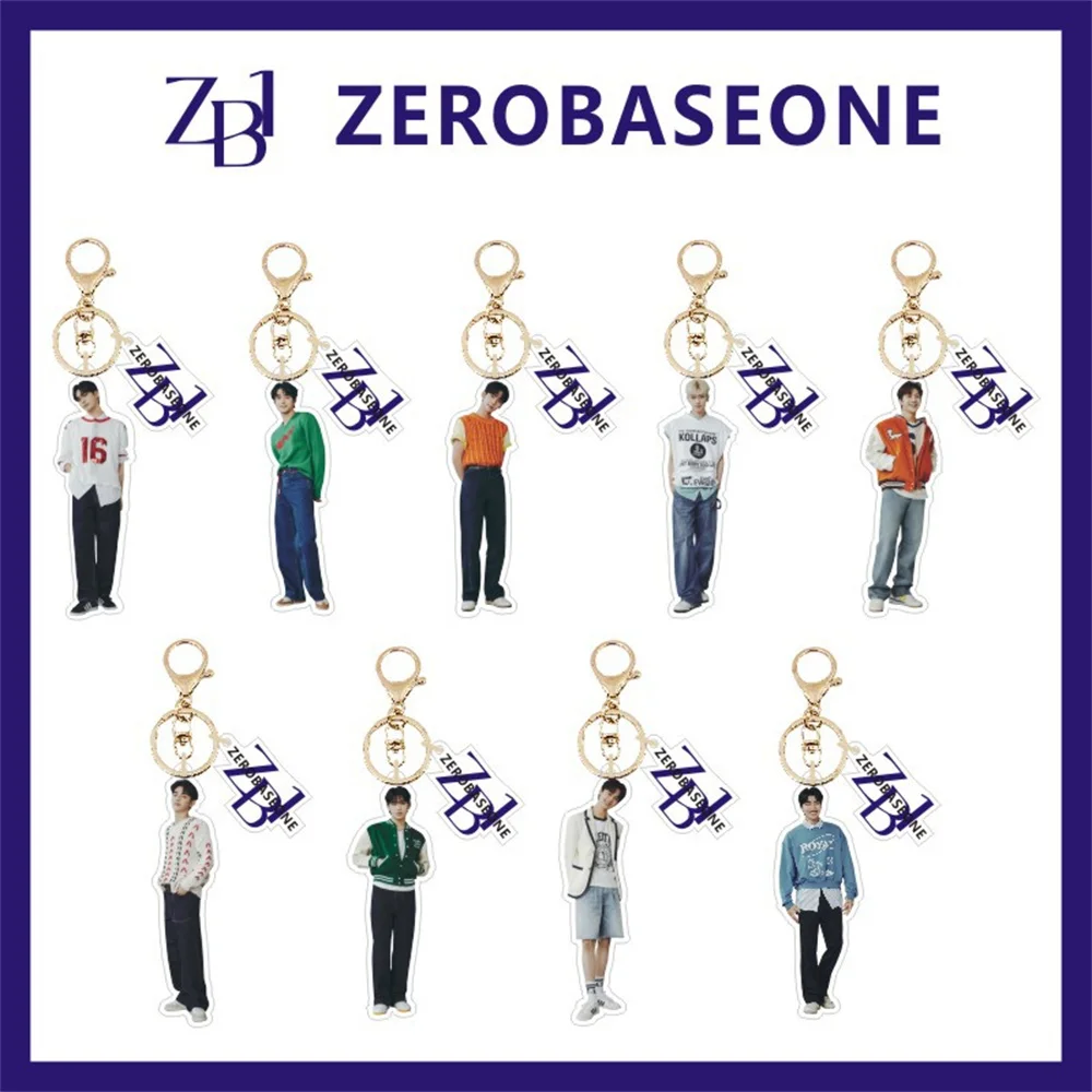 

KPOP ZB1 KCON 2023 Half-Body Acrylic Keychain Boys Planet Schoolbag Pendant Ricky ZhangHao Vision ZEROBASEONE Fans Collections