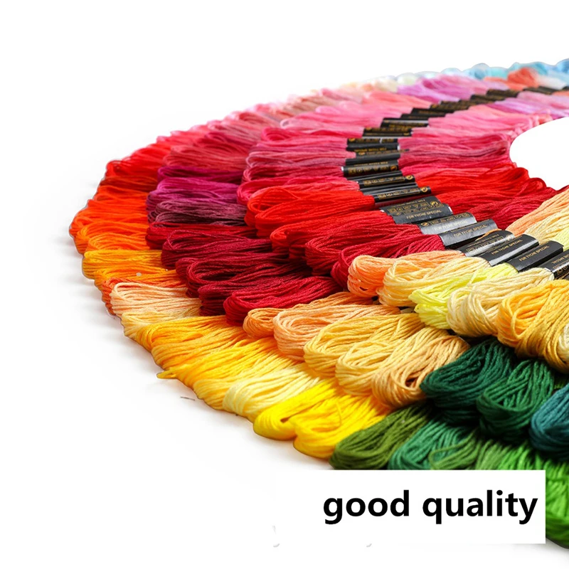 447 Colors Cotton Thread Cross Stitch Embroidery thread Floss Sewing Thread Skeins Craft Cross Stitch Embroidery Threads