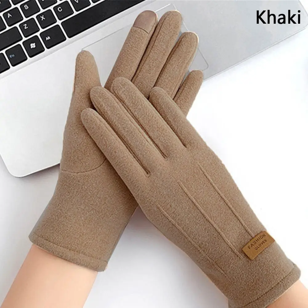

Women Riding Cycling Touch Screen Winter Gloves Full Finger Mittens Windproof Coldproof