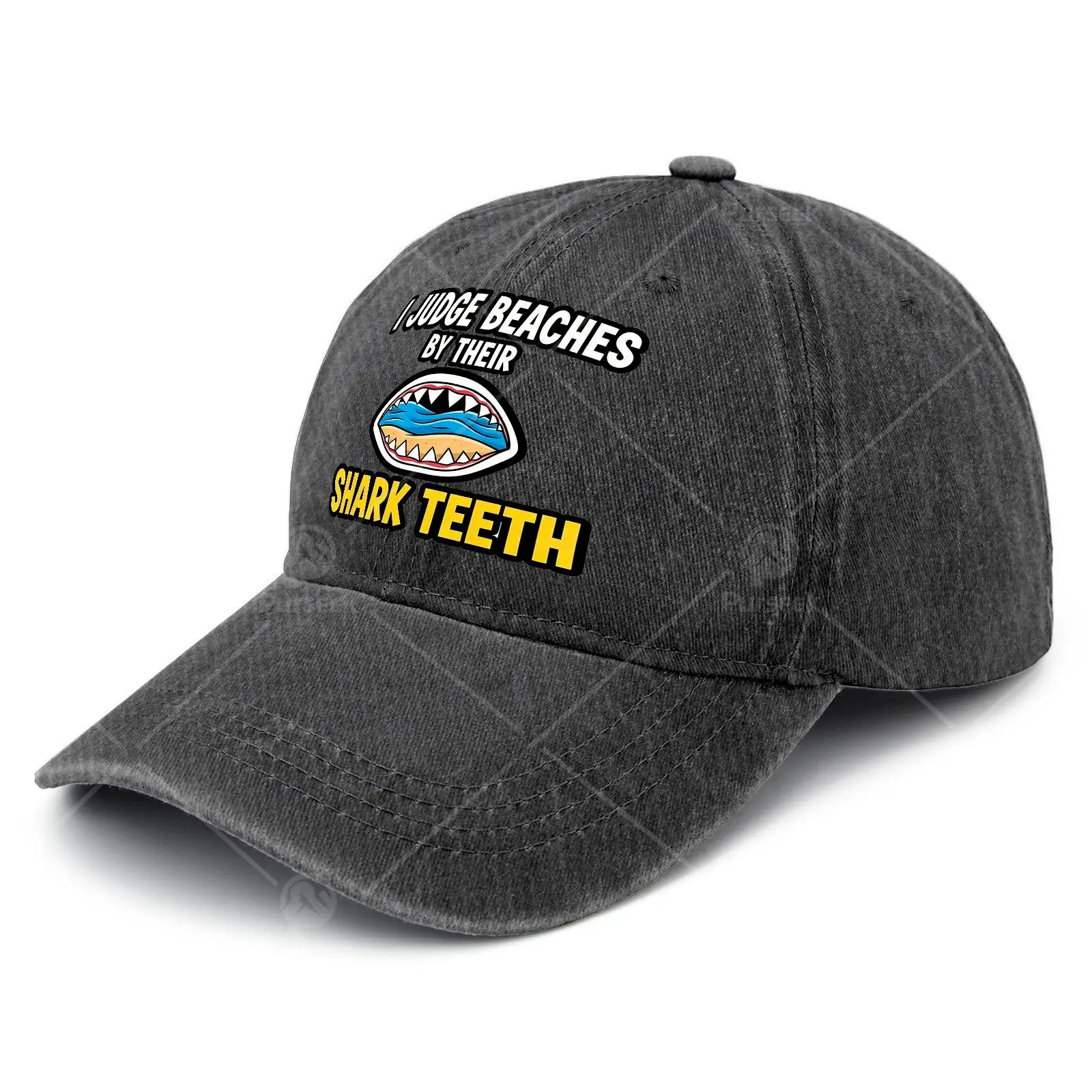 Unisex Baseball Featuring Shark Tooth Fossil Design by Judge Beaches