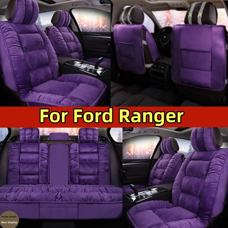 

For Ford Ranger Car seat cover for winter short plush thickened velvet warm soft comfortable car seat full wrap seat cover