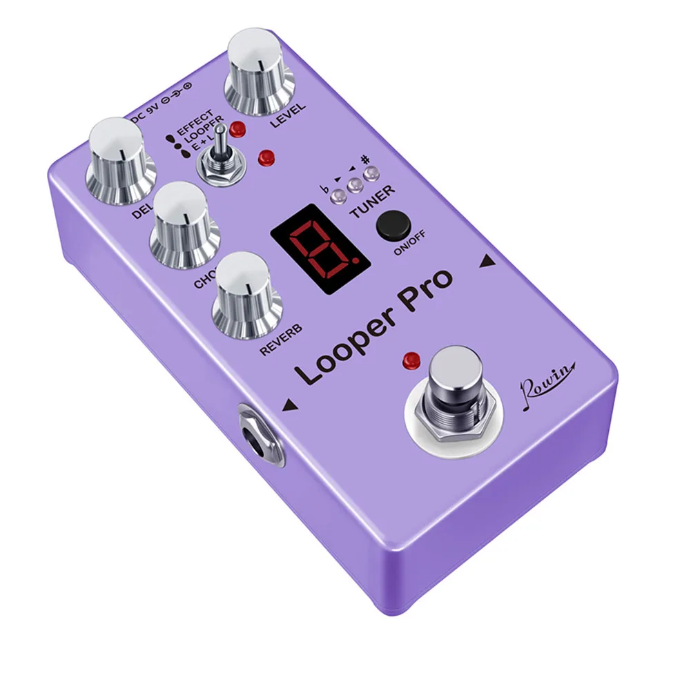 Guitar Looper Effect Pedal Looper Effect Pedal Digital Effect Pedal With Looper Delay Chorus 278g High Quality